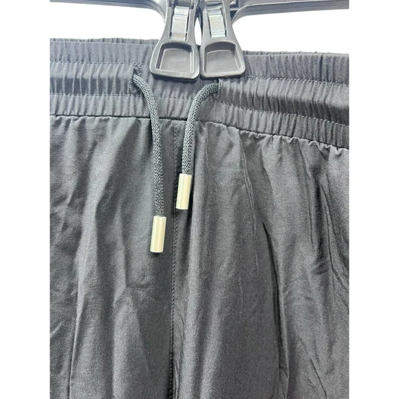 Womens Plus Size 4X Black Cargo Jogger Pants Drawstring Waist Elastic Cuff Y2K - Picture 3 of 6